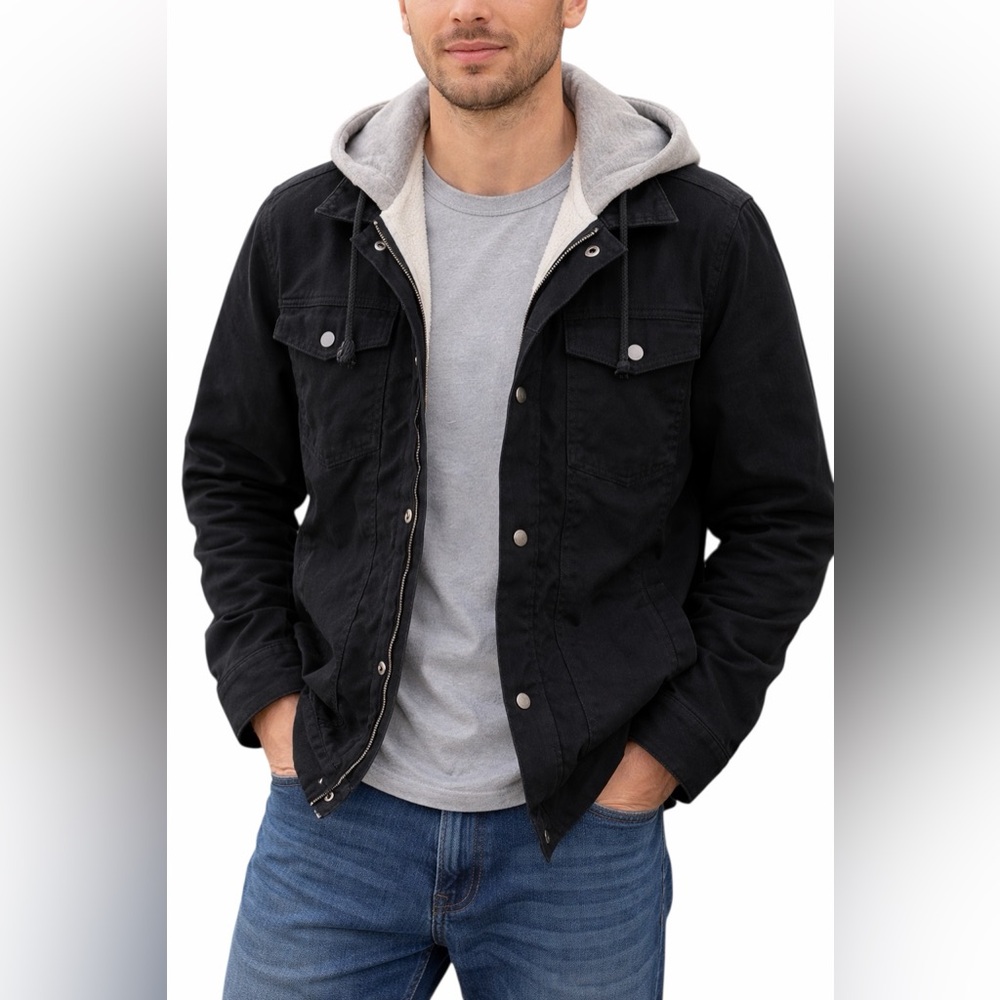 Vans Black Jacket – Size Large – Like New